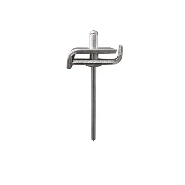 Set 100 x Clema Inadire Panou Gard 20 x 2 mm, Vopsit Zincat