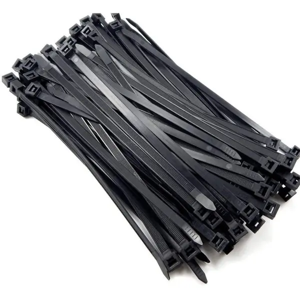 Set 100x Coliere, Soricei, SapiSelco, Bride din Nailon, Rezistenta Puternica, 550x9mm, Culoare Neagra