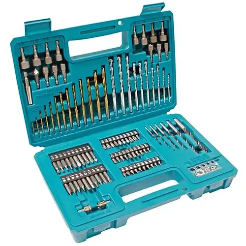 Set 102 accesorii burghie si capete de insurubat, Makita, B-68432
