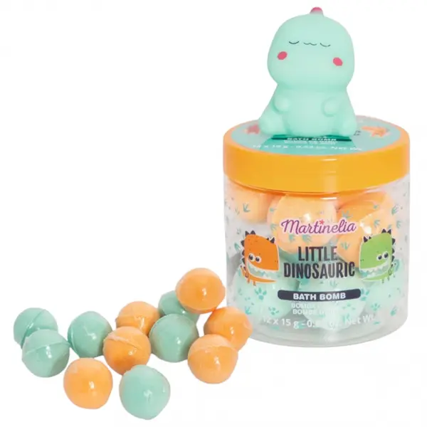 Set 12 bombe efervescente pentru baie Little Dinosaur 180g Martinelia