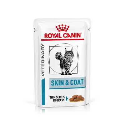 Set 12 buc x 85 gr Hrana dietetica pentru pisici Royal Canin Skin Coat