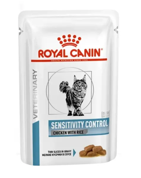 Set 12 buc x 85 gr Hrana dietetica pentru pisici Royal Canin Sensitivity Control