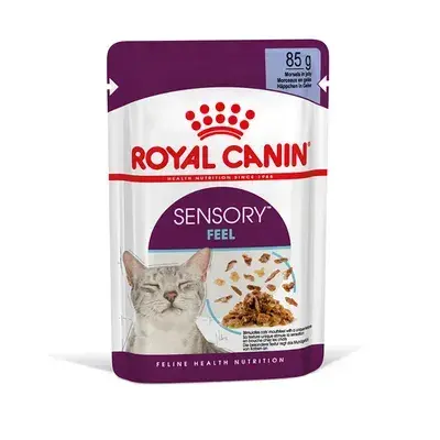 Set 12 buc x 85 gr Hrana umeda pentru pisici Royal Canin Sensory Feel Gravy