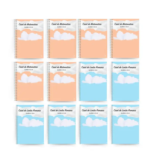 Set 12 Caiete Izzie pentru clasa a II-a