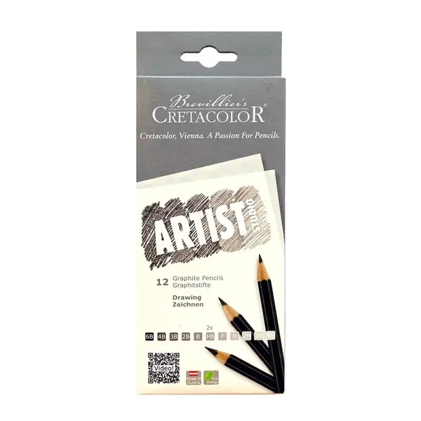 Set 12 creioane Graphite Cretacolor