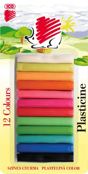 Set 12 culori - Plastilina - Arici | ICO