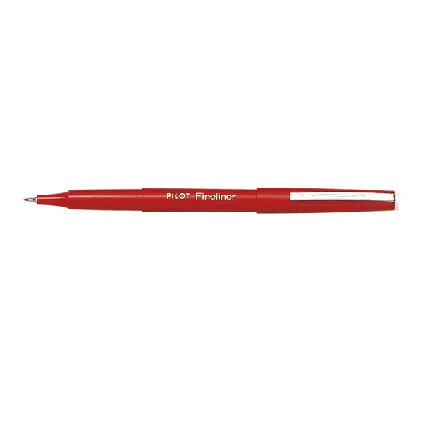 Set 12 finelinere cu cerneala Pilot diverse culori 0.4 mm cu capac Set 12 finelinere cu cerneala Pilot diverse culori 0.4 mm cu capac rosu