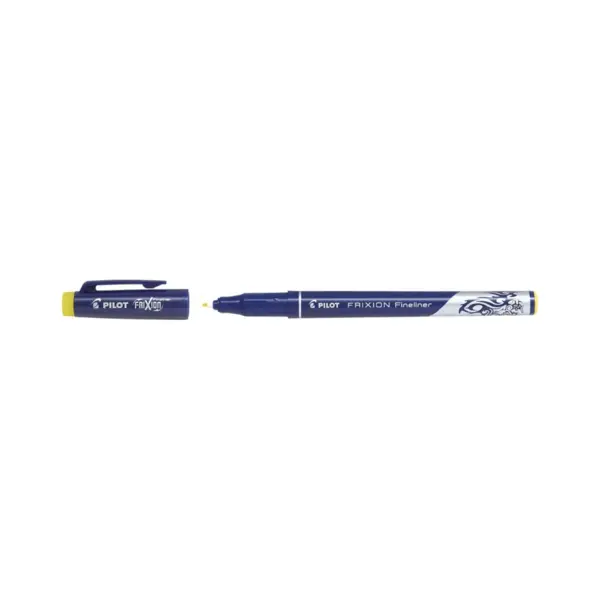 Set 12 finelinere cu cerneala Pilot Frixion diverse culori 0.45 mm cu capac Set 12 finelinere cu cerneala Pilot Frixion diverse culori 0.45 mm cu capac galben