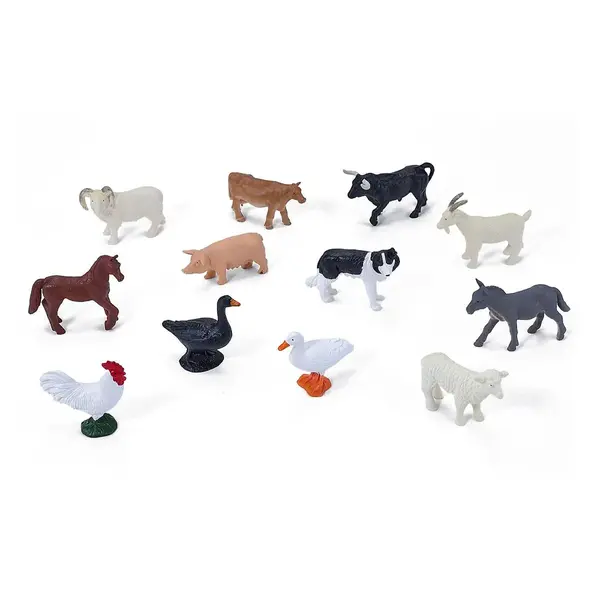 Set 12 mini figurine, Mojo, Farmland
