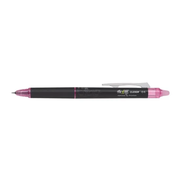 Set 12 rollere cu cerneala Pilot Frixion Clicker Point diverse culori 0.5 mm Set 12 rollere cu cerneala Pilot Frixion Clicker Point diverse culori 0.5 mm roz