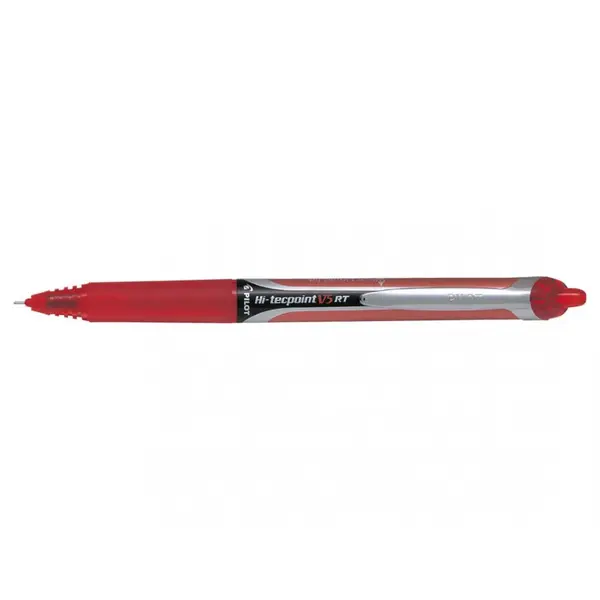 Set 12 rollere cu cerneala Pilot Hi-Tecpoint V5 RT diverse culori 0.5 mm cu click Set 12 rollere cu cerneala Pilot Hi-Tecpoint V5 RT diverse culori 0.5 mm cu click rosu