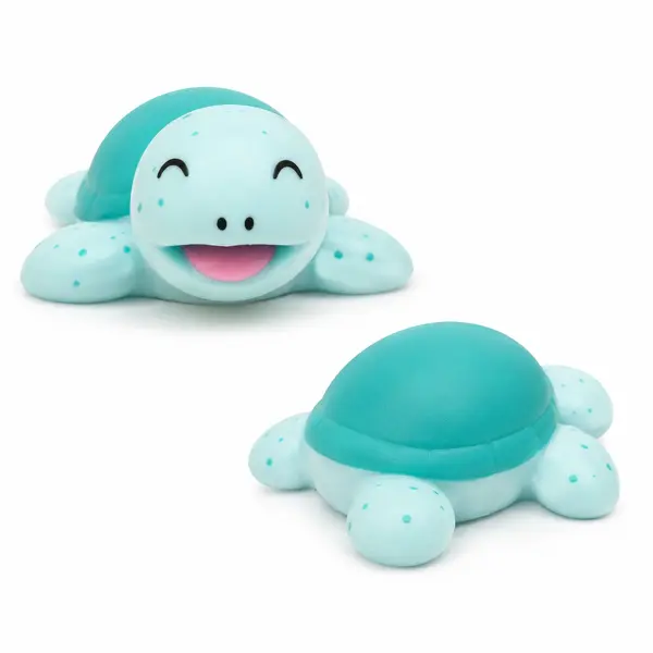 Set 12 Squishy Testoasa Albastra Antistres, 15 cm - Jucarii Moi si Relaxante pentru Copii