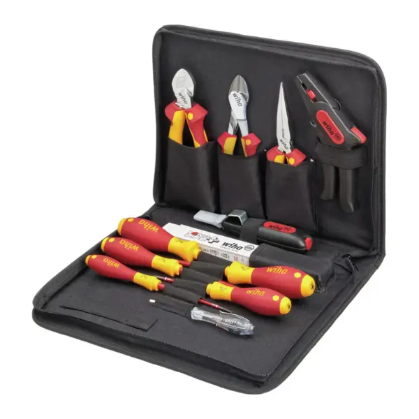 Set 13 scule VDE electrician Wiha 36389 cu borseta