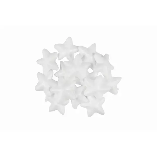 Set 16 figurine stelute pentru activitati crafts,polistiren,3 cm