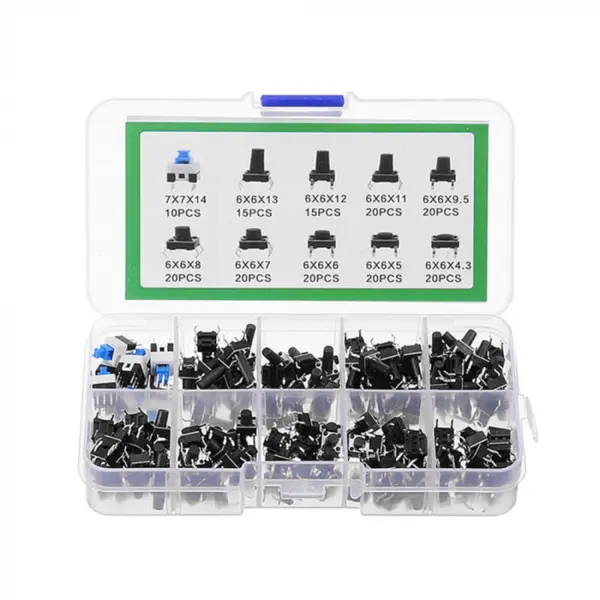 Set 180 mini butoane switch, Bitmi 10523