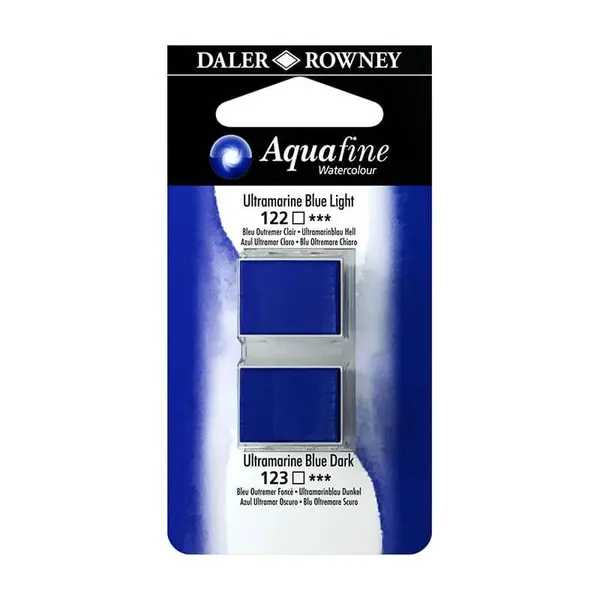 Set 2 Acuarele godete Aquafine Daler Rowney - Yellow Ochre & Raw Sienna