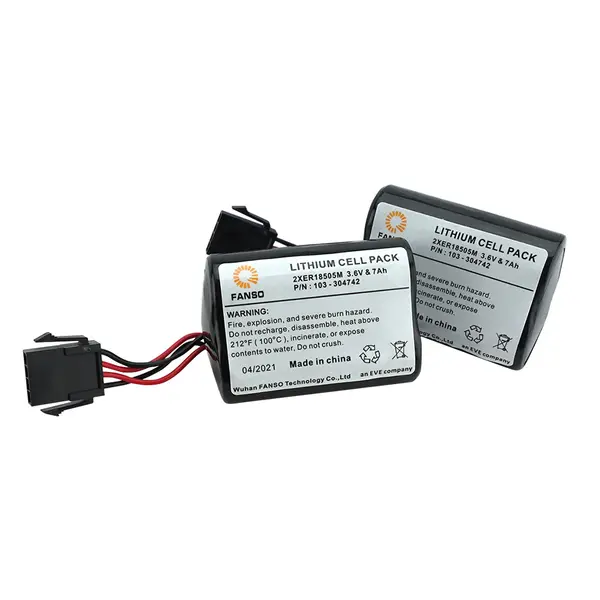 Set 2 baterii pentru sirena Neo PG89XX K-305177, 7 Ah, 3700 mAh