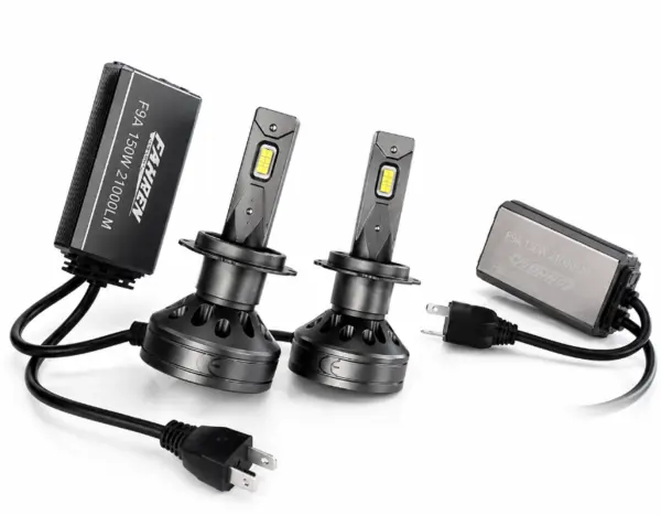 Set 2 becuri auto F9A LED H7 Canbus 150W 6000K 11000Lm 12V fara eroare