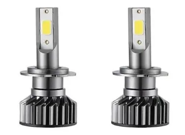 Set 2 Becuri Auto H7 cu Led Mini putere 50w 8000lm per bec temperatura 6000K