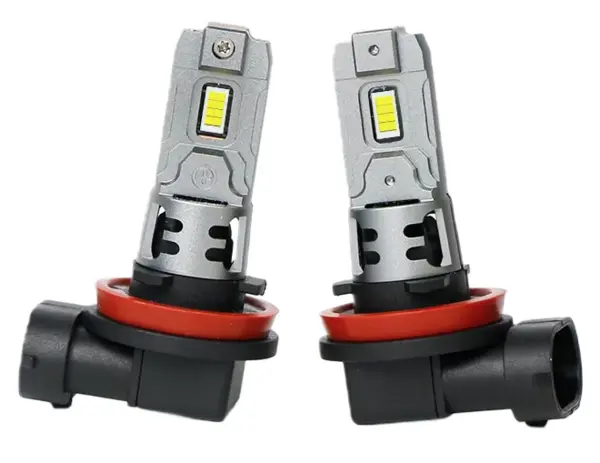 Set 2 becuri auto LED 9012 K7 model 3570 de 100W 10000 lumeni 6000k