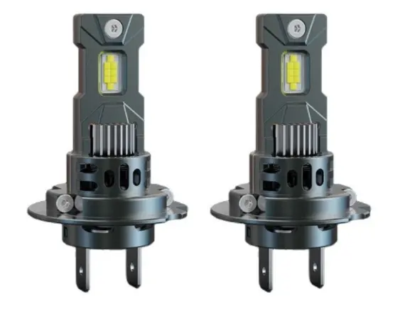 Set 2 becuri auto LED mini H7 K13 model 3570 de 150W 19000 lumeni 6000k