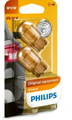 Set 2 Becuri Fara Soclu 12 V Wy21W Wx3X16D Philips