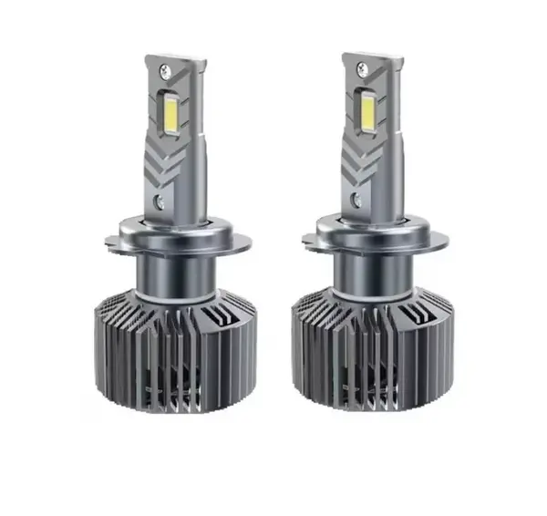 Set 2 Becuri LED H7 24V Camioane TIR - 120W Canbus 6000K Alb Rece 12000LM, PlugPlay, Fara Eroare Bord, Iluminare Puternica pentru DAF, MAN, Volvo,