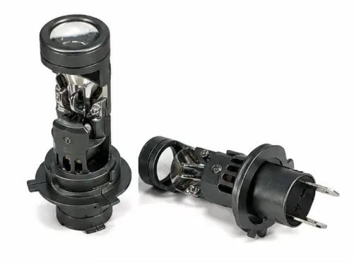 Set 2 Becuri LED T01 H7 F cu Lupa 180W de 18000LM 12V lumina 6000K
