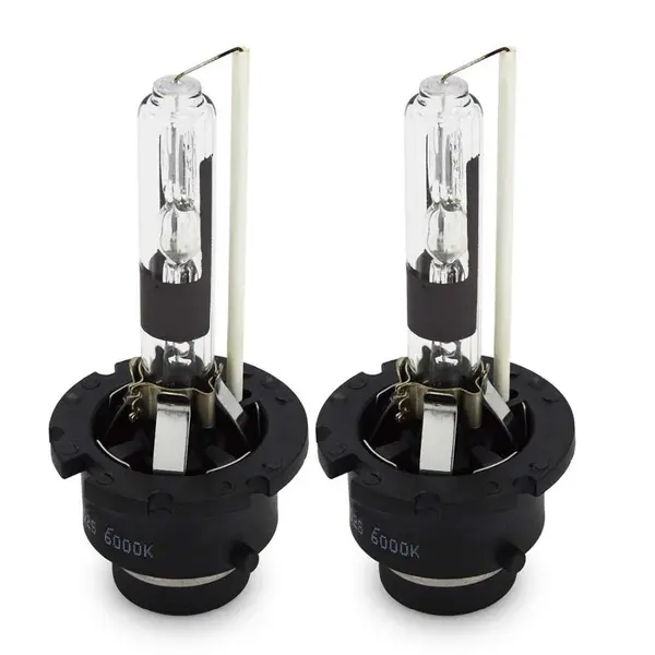 Set 2 becuri Xenon D2R White auto pentru far suport plastic 35W 6000K