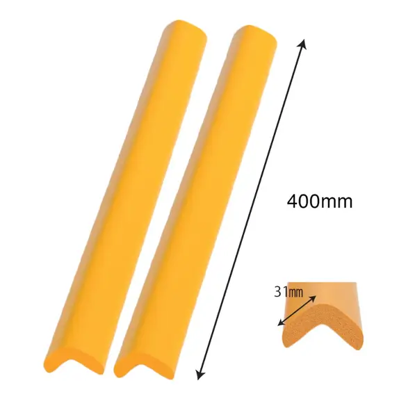 Set 2 benzi de protectie mobilier Car Boy Safety Maro din spuma 37x400x31x31x9