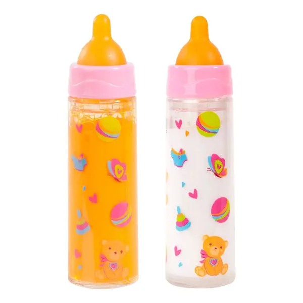 Set 2 biberoane de jucarie pentru papusi Bayer