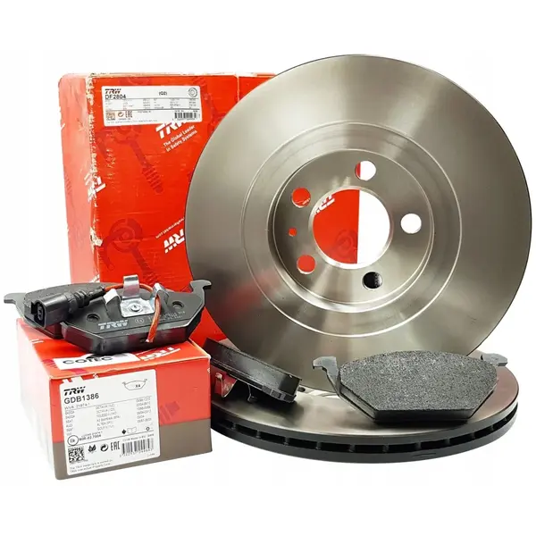 Set 2 Buc Discuri Frana Fata + Set Placute Frana Fata Trw Skoda Octavia 1 1996-2010 2 Buc DF2804 + GDB1386