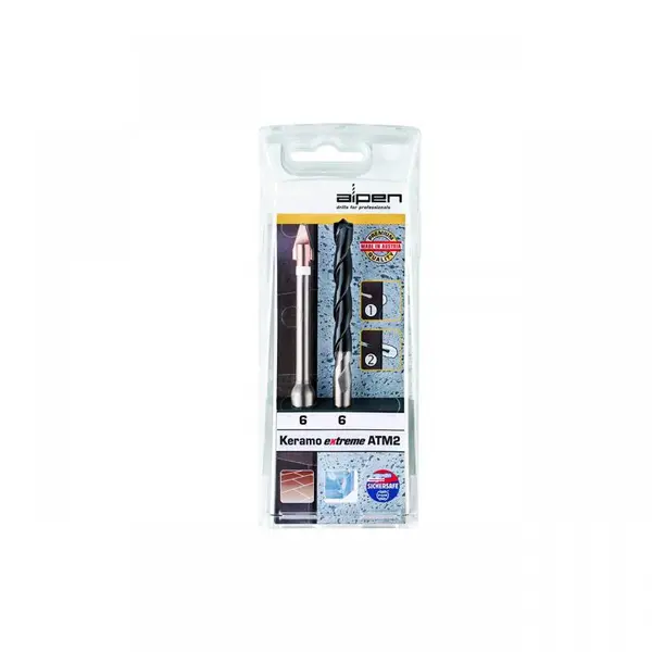 Set 2 burghie pentru ceramica+beton, 5mm, Alpen