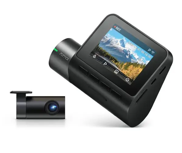 Set 2 camere auto 70mai Full HD 1080P fata-spate WiFi HDR microSD, A200-1