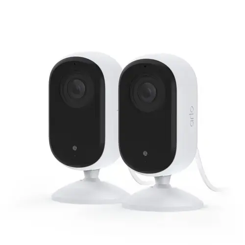 Set 2 camere de securitate pentru interior Arlo (VMC3260-100EUS) Essential (Gen.2), 4MP, 2K (Alb)