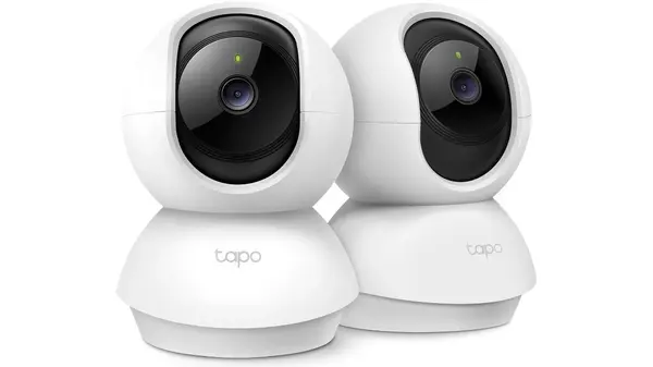 Set 2 camere supraveghere interior TP-Link Tapo C210P2, 2K 3MP, Rotatie si Inclinare din aplicatie, IR 9m, Wi-Fi 2.4GHz, audio bidirectional, detectie miscare