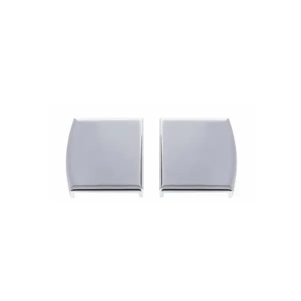 Set 2 capace cromate pentru paravan de cada Easy New cu 1 si 2 aripi, Cersanit Easy