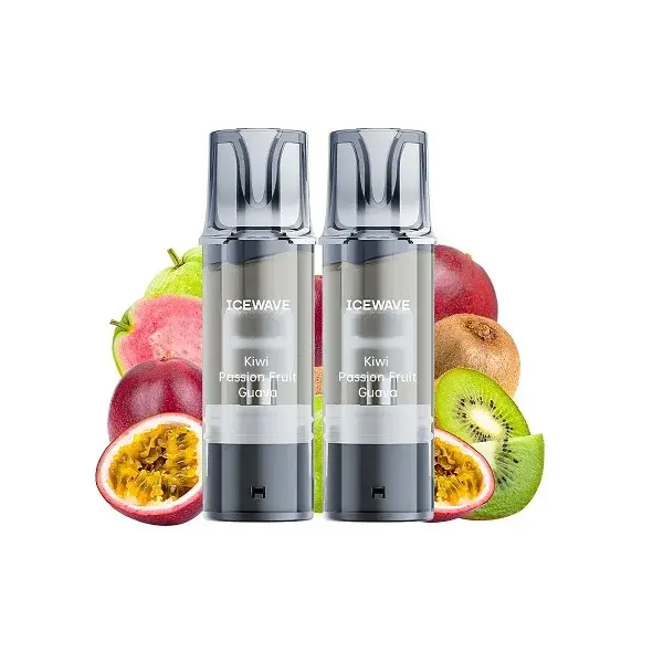 Set 2 cartuse Icewave E1 2ml 20mg - Kiwi Passion Fruit Guava