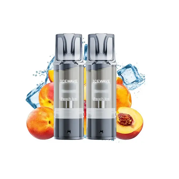 Set 2 cartuse Icewave E1 2ml 20mg - Peach Ice