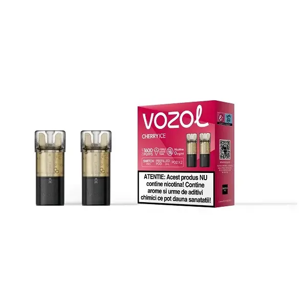 Set 2 cartuse Vozol Switch Pro 800 0mg - Cherry Ice
