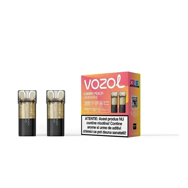 Set 2 cartuse Vozol Switch Pro 800 0mg - Cherry Peach Lemonade