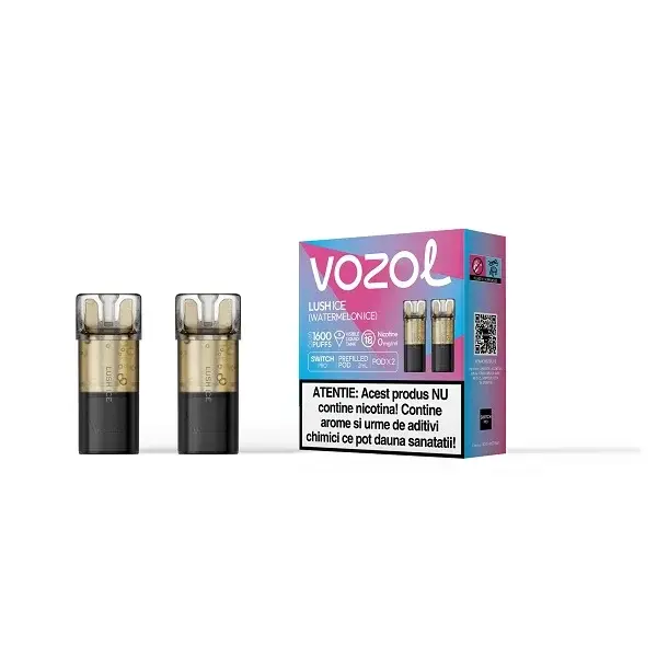 Set 2 cartuse Vozol Switch Pro 800 0mg - Lush Ice