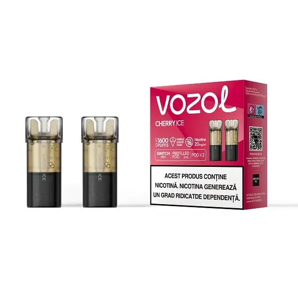 Set 2 cartuse Vozol Switch Pro 800 20mg - Cherry ICE