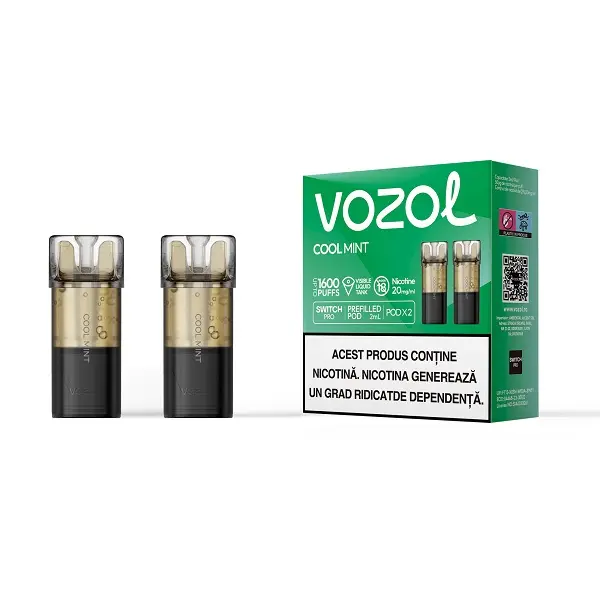 Set 2 cartuse Vozol Switch Pro 800 20mg - Cool Mint