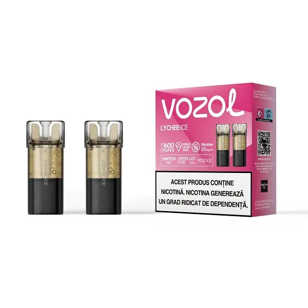 Set 2 cartuse Vozol Switch Pro 800 20mg - Lychee Ice