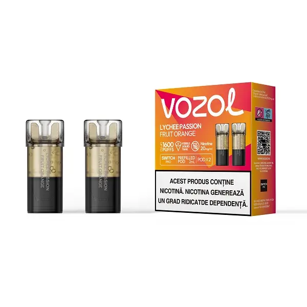 Set 2 cartuse Vozol Switch Pro 800 20mg - Lychee Passion Fruit Orange