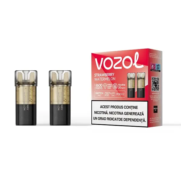 Set 2 cartuse Vozol Switch Pro 800 20mg - Strawberry Watermelon