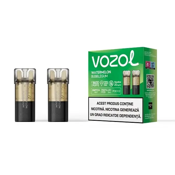 Set 2 cartuse Vozol Switch Pro 800 20mg - Watermelon Bubblegum