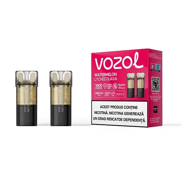 Set 2 cartuse Vozol Switch Pro 800 20mg - Watermelon Lychee Guava