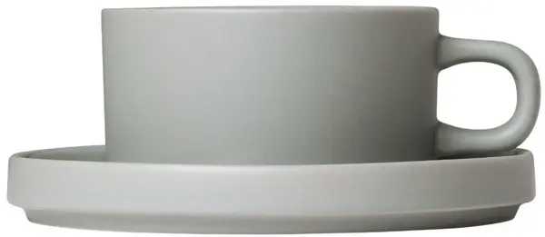 Set 2 cești de ceai Blomus - Pilar, 170 ml, gri deschis